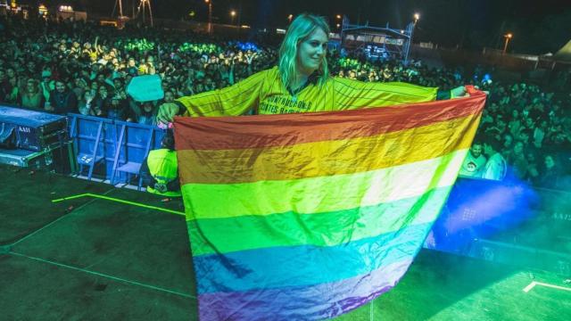 Rocío Saiz durante su participación en el SanSan Festival de 2023