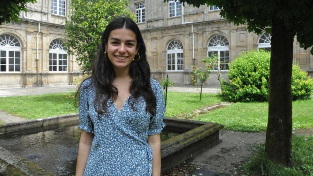 Silvia Rodríguez, una de las dos mejores notas de la Selectividad de Galicia.