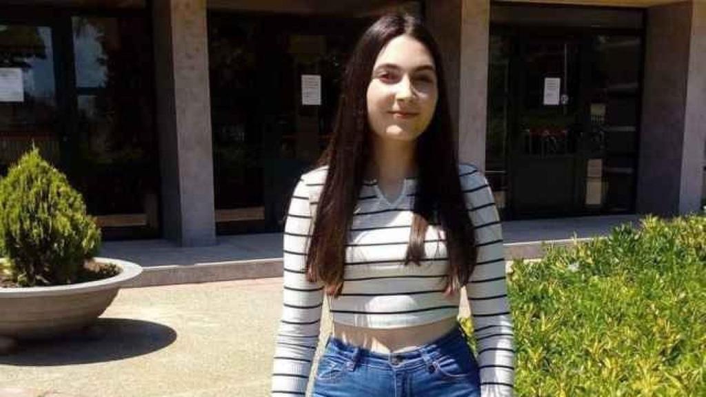 Lorena, la mejor nota de la Selectividad de Navarra.