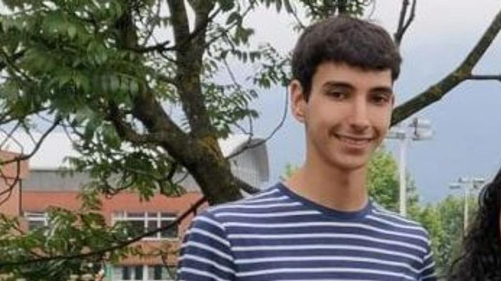 Iker Palomo, el alumno con la mejor nota de Euskadi.