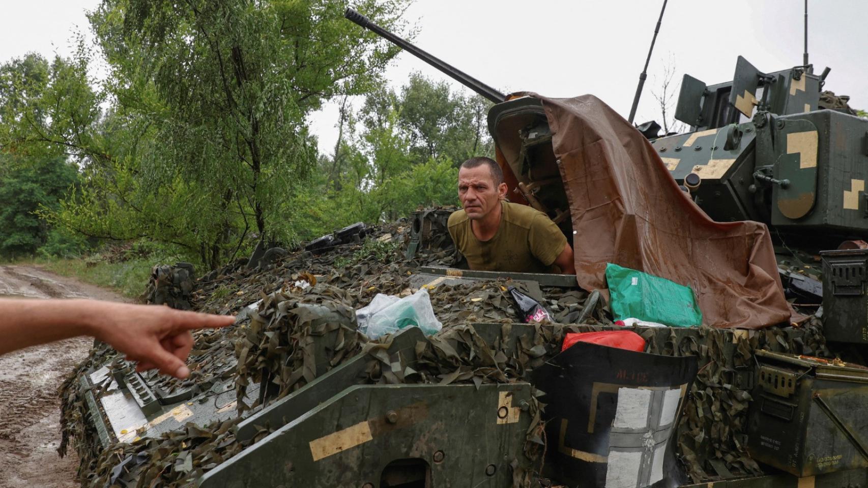 Un soldado ucraniano.