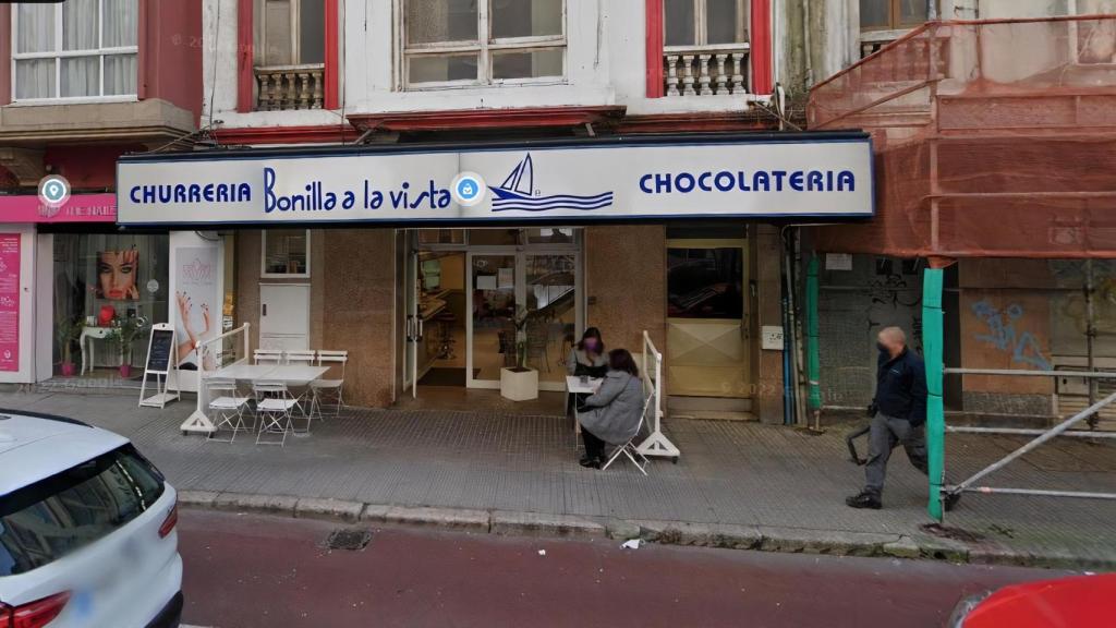Bonilla a la Vista en la calle Ramón y Cajal de A Coruña.