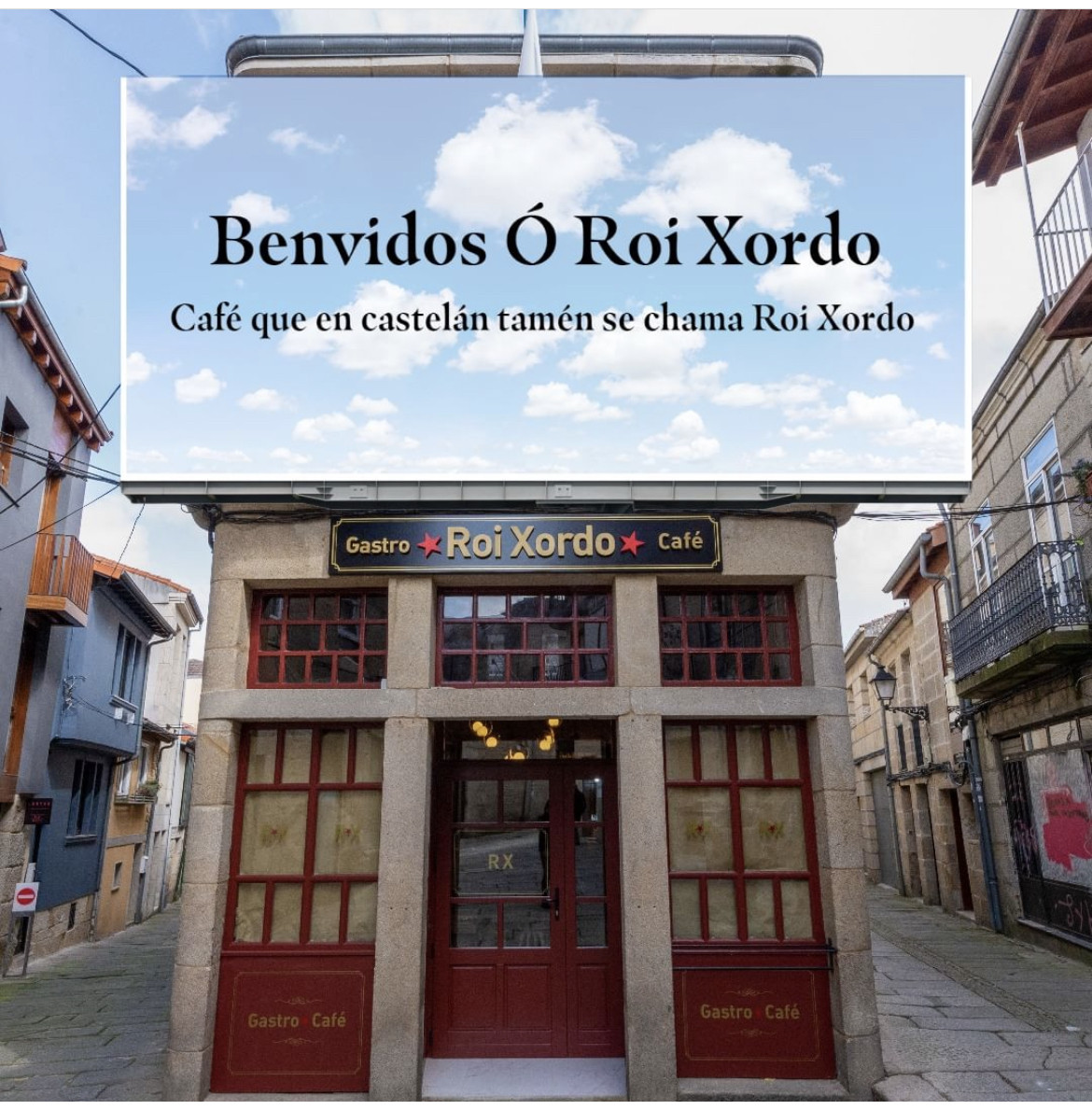 Imagen del mítico gastro café Roi Xordo de Allariz. (Instagram)