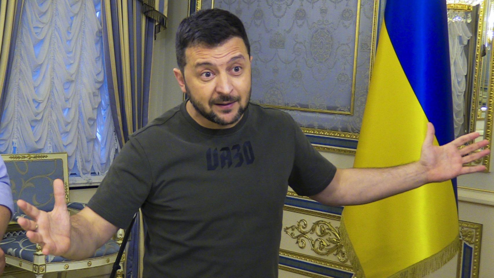 El presidente ucraniano, Volodímir Zelenski.