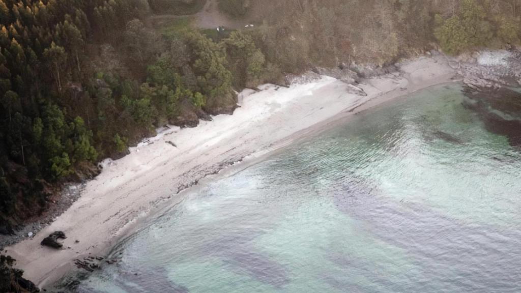 La playa de Arnela en Sada.