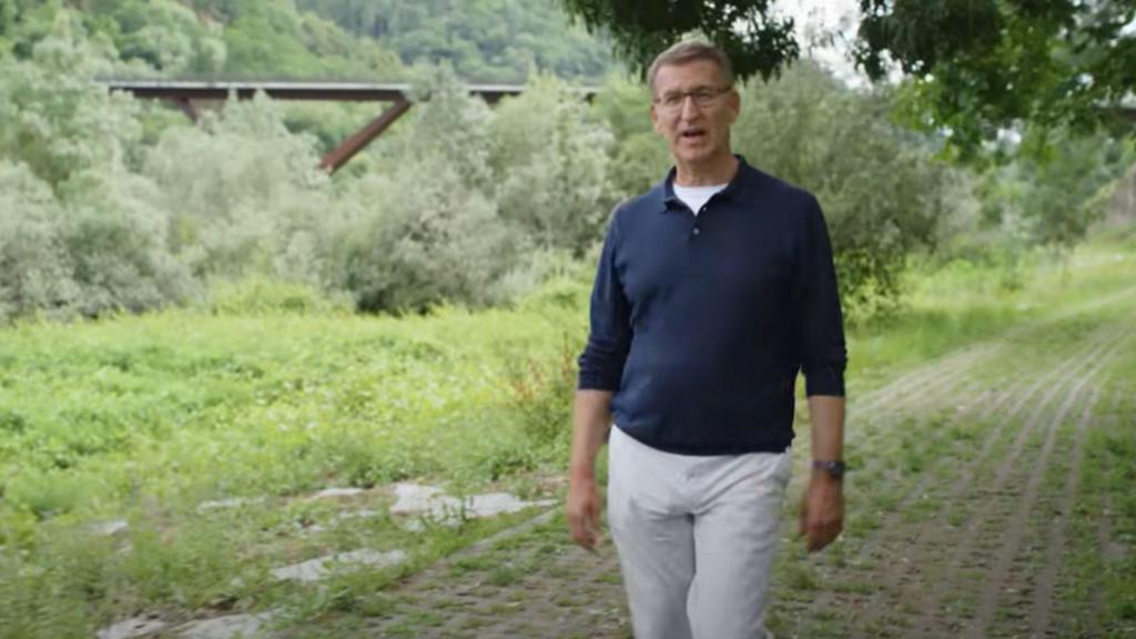 Captura del vídeo de presentación de Feijóo