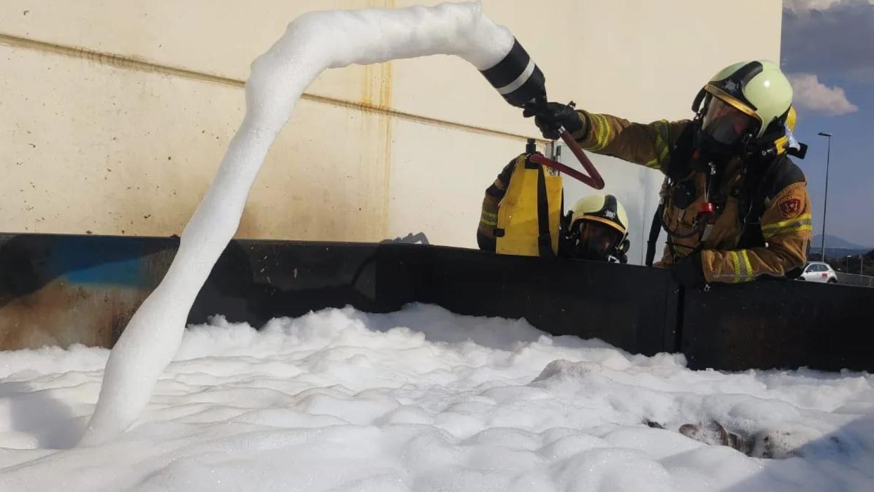 Imagen de archivo de los bomberos del Ayuntamiento de Toledo.