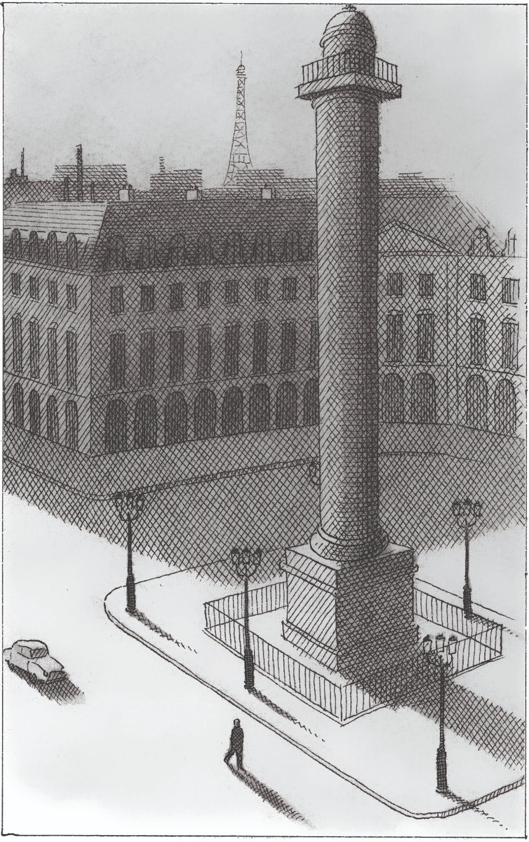 Place Vendôme, por Pierre Le-Tan