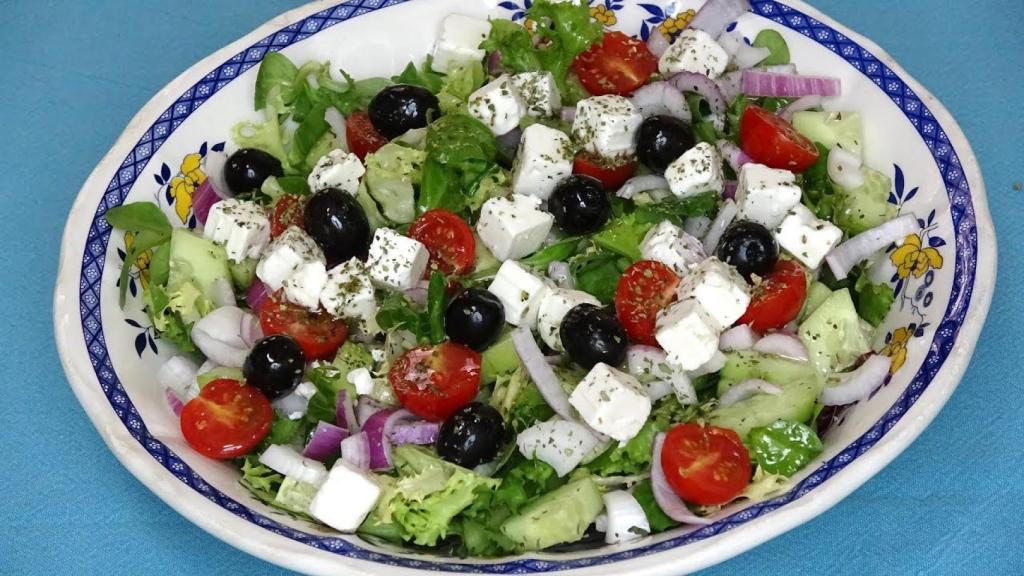 Ensalada griega.