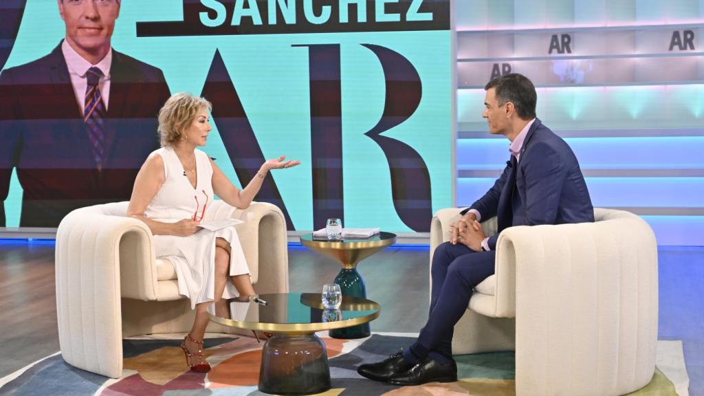 Pedro Sánchez visitó 'El Programa de Ana Rosa' por última vez en 2023.