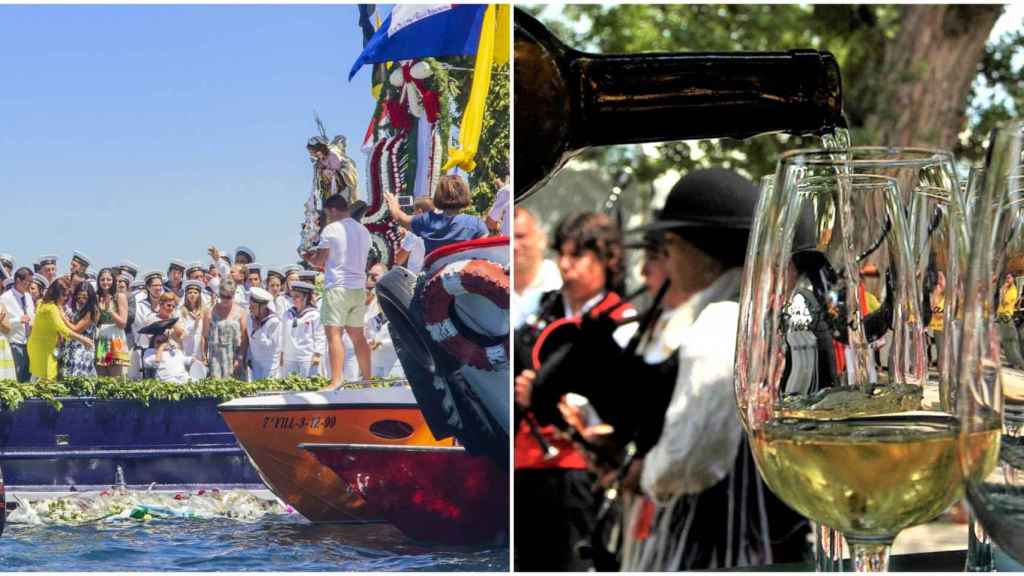 Festas do Carme, Illa de Arousa / Festa do Albariño, Cambados.