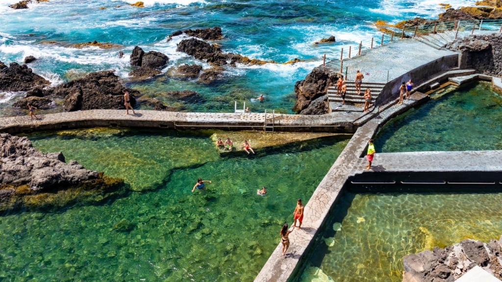 Piscinas naturales de La Fajana, en Barlovento (La Palma).