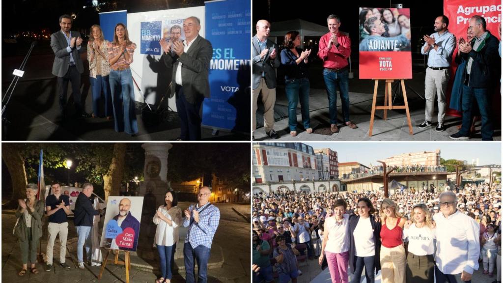 Arranca la campaña del 23J: Así ha sido la pegada de carteles en A Coruña