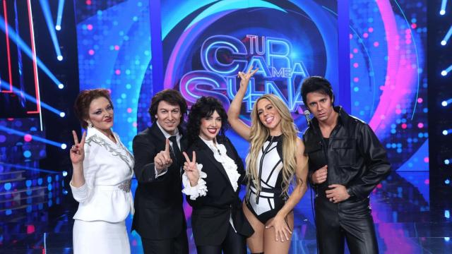 Merche, Jadel, Andrea Guasch, Miriam Rodríguez y Alfred García, los finalistas de la décima edición de 'Tu cara me suena'.