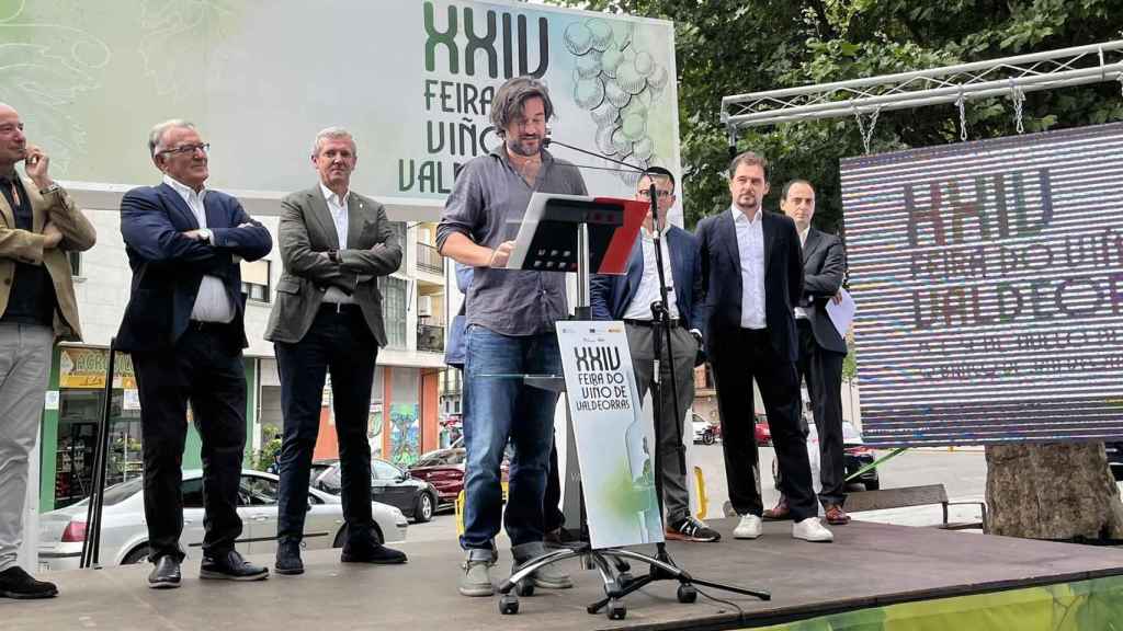 Acto de lectura del pregón por Manuel Jabois, periodista y escritor.