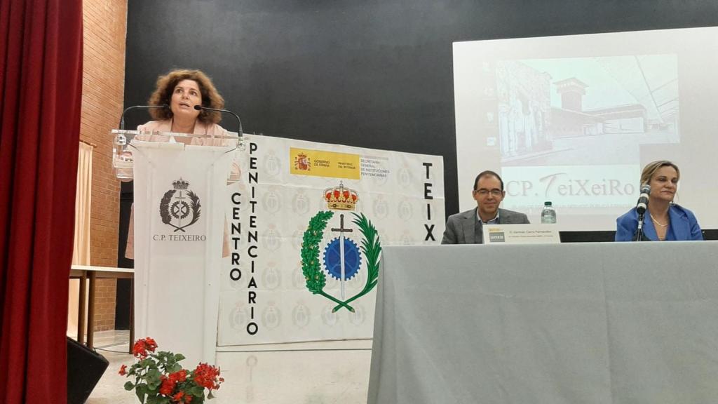 La subdelegada, María Rivas, en la inauguración del curso.