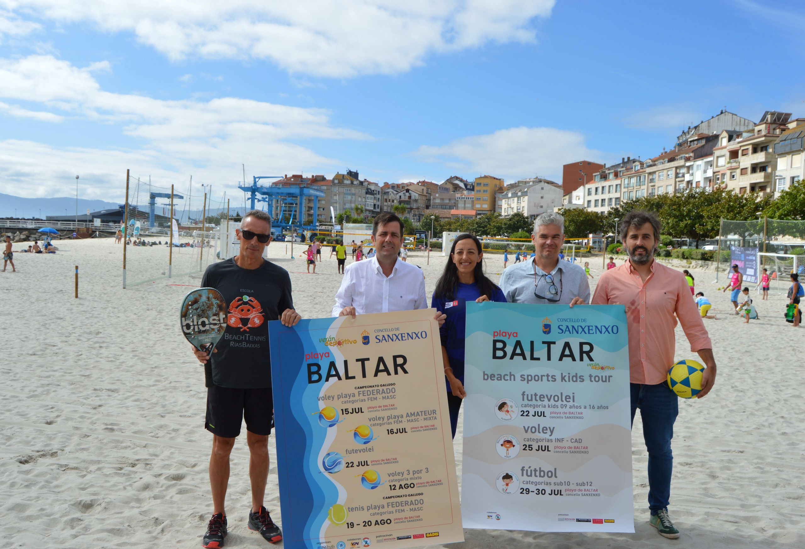 La presentación este martes de los eventos deportivos de este mes de julio.