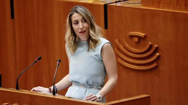 María Guardiola, durante su investidura. EP