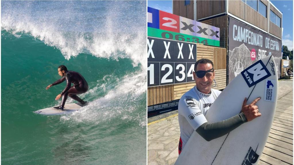 El surfista gallego Daniel Souto