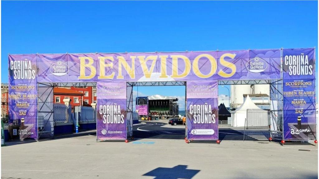 El recinto del festival ya está preparado