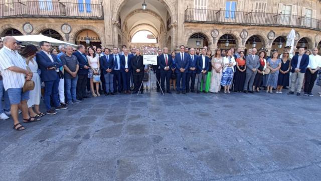 Homenaje en Salamanca a Miguel Ángel Blanco