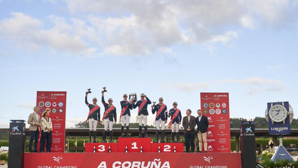 ARTEIXO, SPAIN – JULY 14: Longines Global Champions Tour of A Coruña at Centro Hipico Casas Novas on July 14, 2023 in Arteixo, Spain. (Photo by Jose Manuel Alvarez/Oxersport)