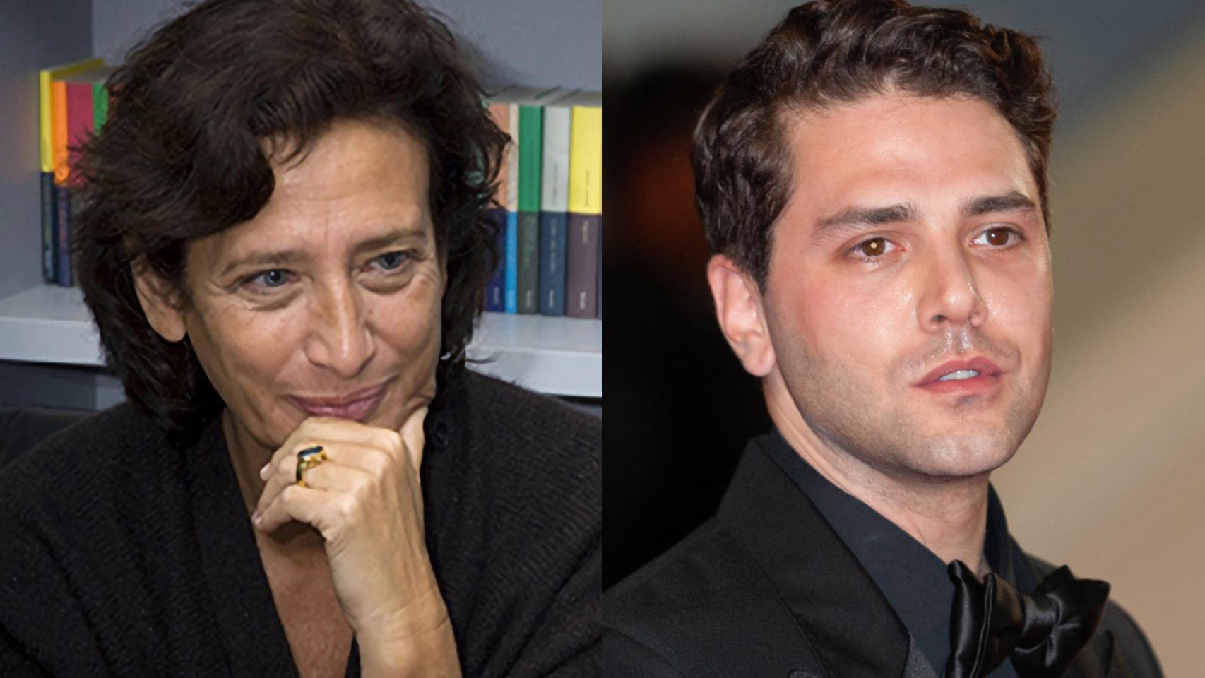 La experta en literatura medieval Victoria Cirlot (foto: Siruela) y el cineasta Xavier Dolan (foto: Genin Nicolas/ABACA/Gtres)
