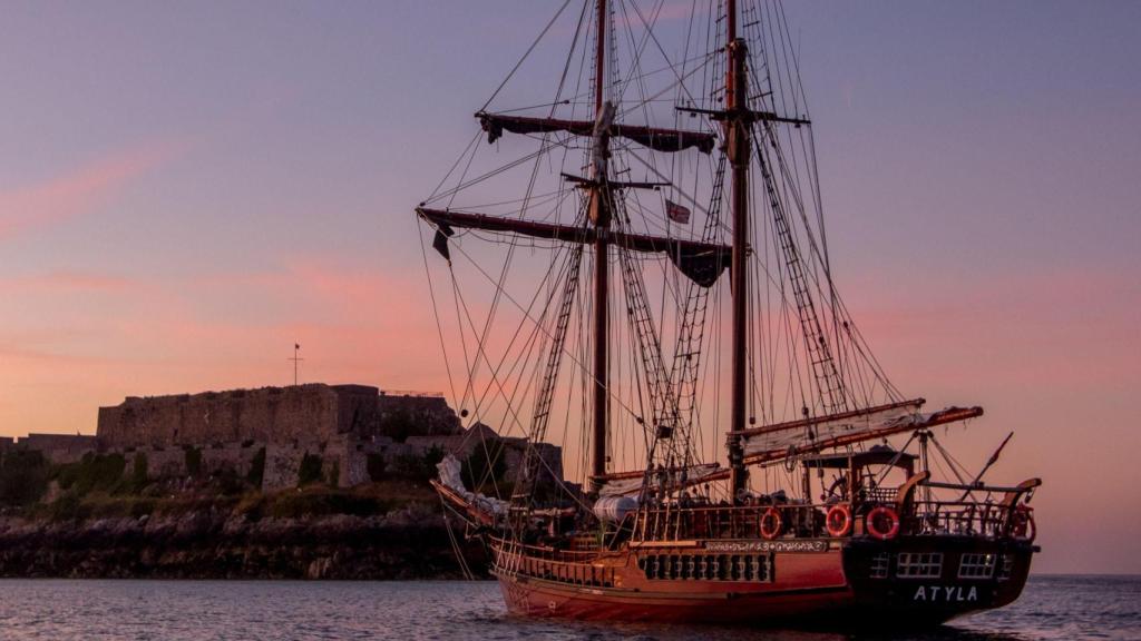 El barco en Guernsey