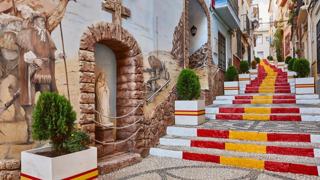 Imagen de archivo de la Calle Puchalt en Calpe.