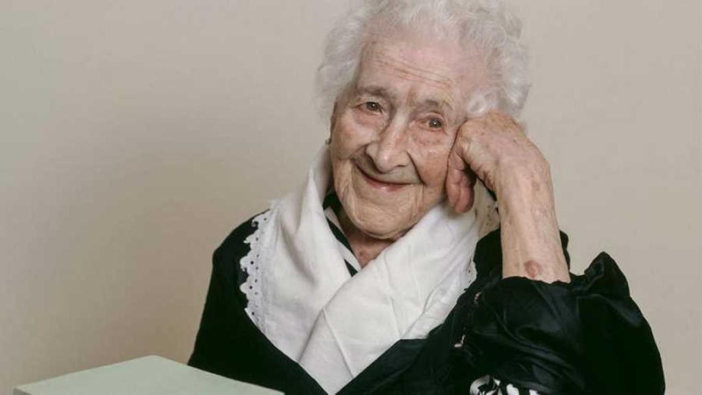 Jeanne Calment, la que fuera la mujer más longeva del mundo.