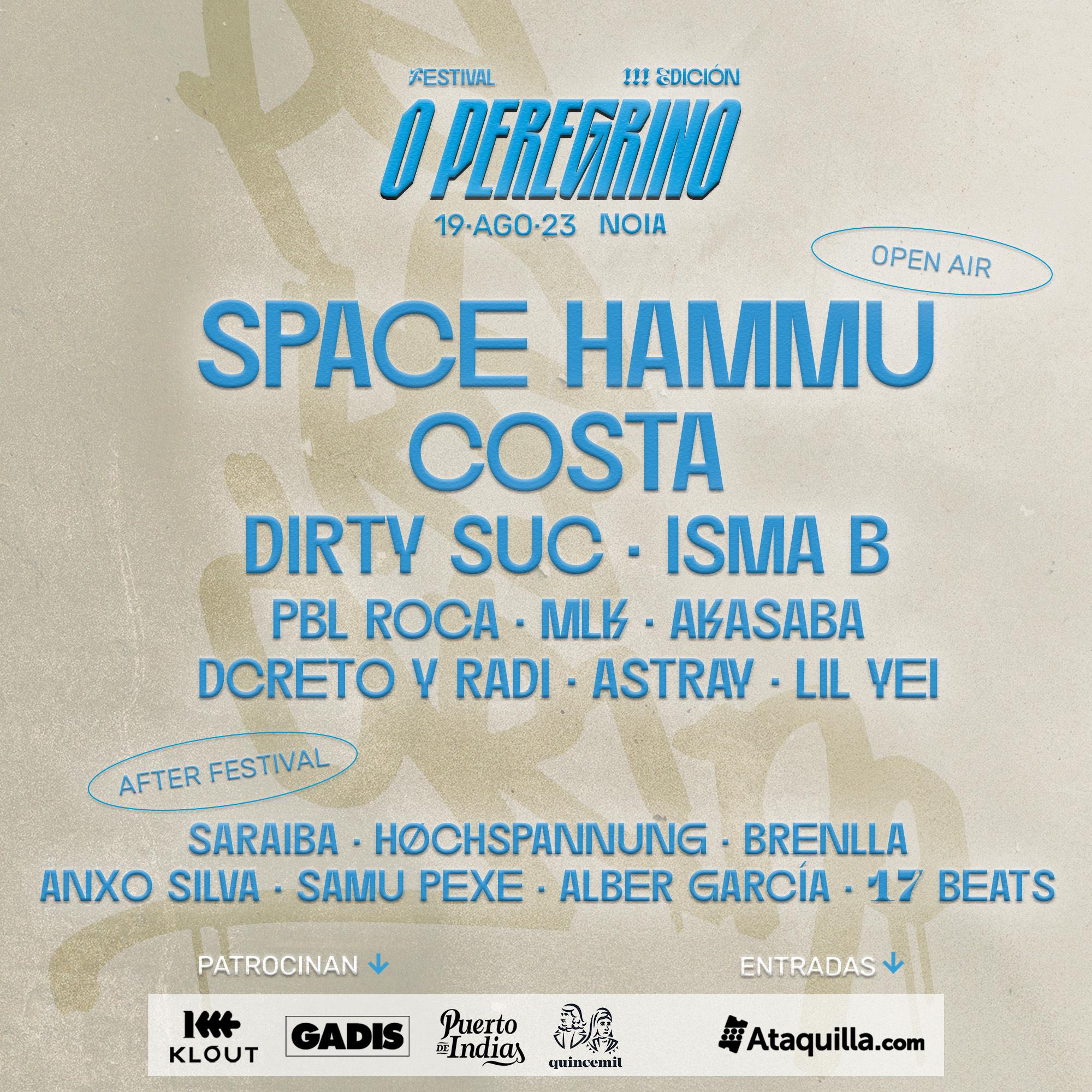 Cartel de el festival O Peregrino