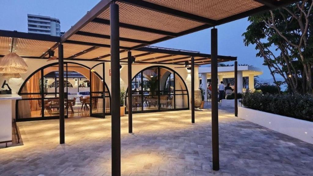 Imagen de la terraza de 'La Pérgola del Mediterráneo'.