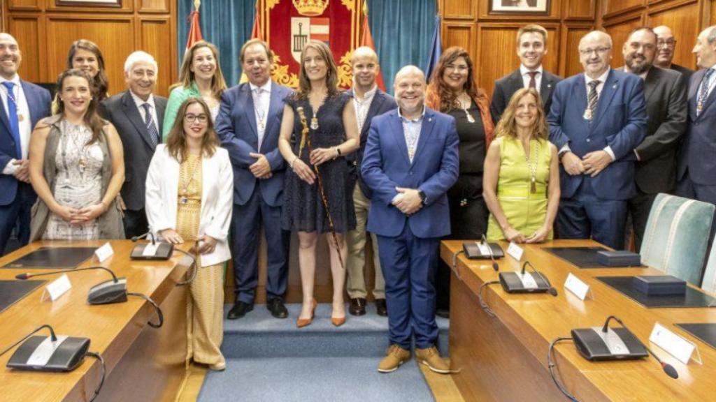 La actual Corporación Local de San Lorenzo de El Escorial.