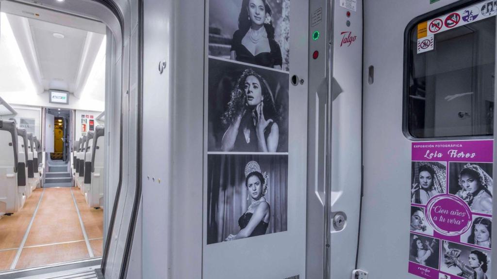 Exposición de Lola Flores en los Alvia