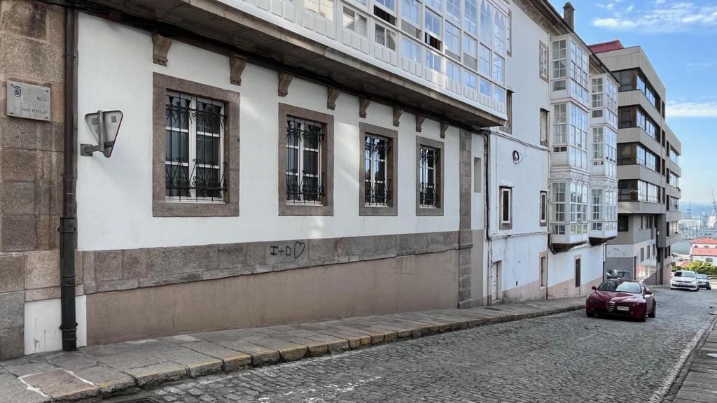 Calle San Diego de Ferrol.