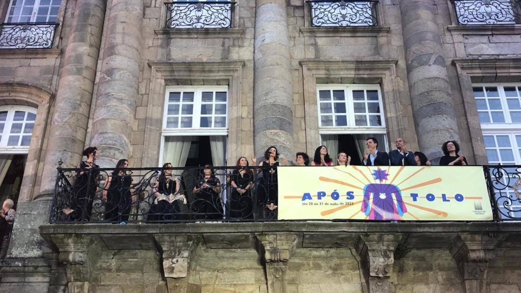 Leilía destaca la universalidad de Compostela en el pregón de las fiestas del Apóstol 2023
