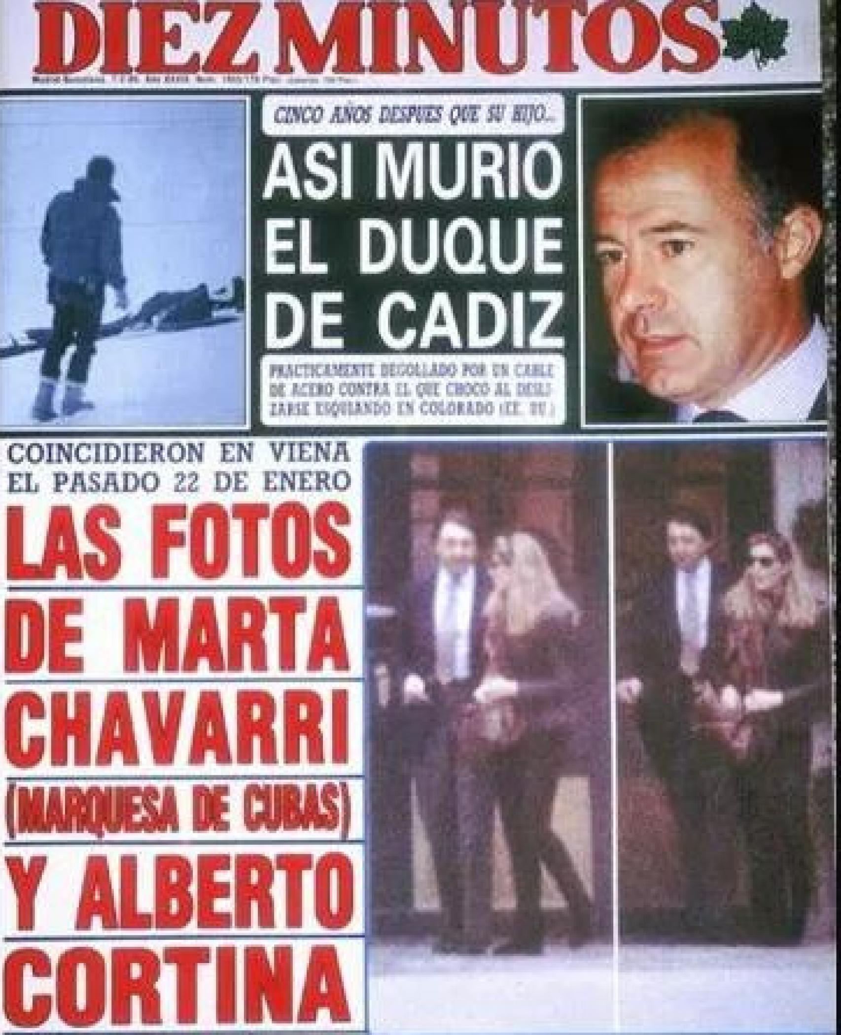 Portada de la revista 'Diez Minutos'.