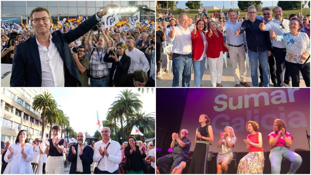 Así ha sido el cierre de campaña en A Coruña: Rock, promesas y reflexiones antes del 23-J