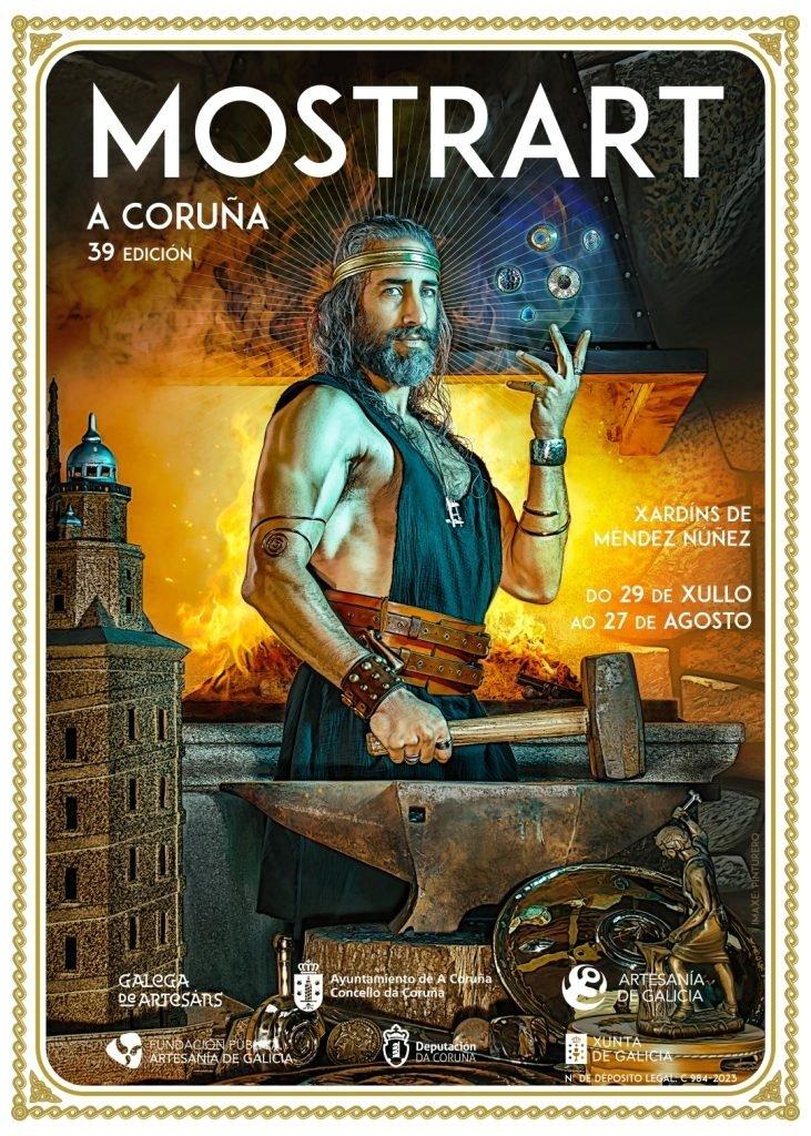 Cartel de la Mostrart 2023 (Galegadeartesans).