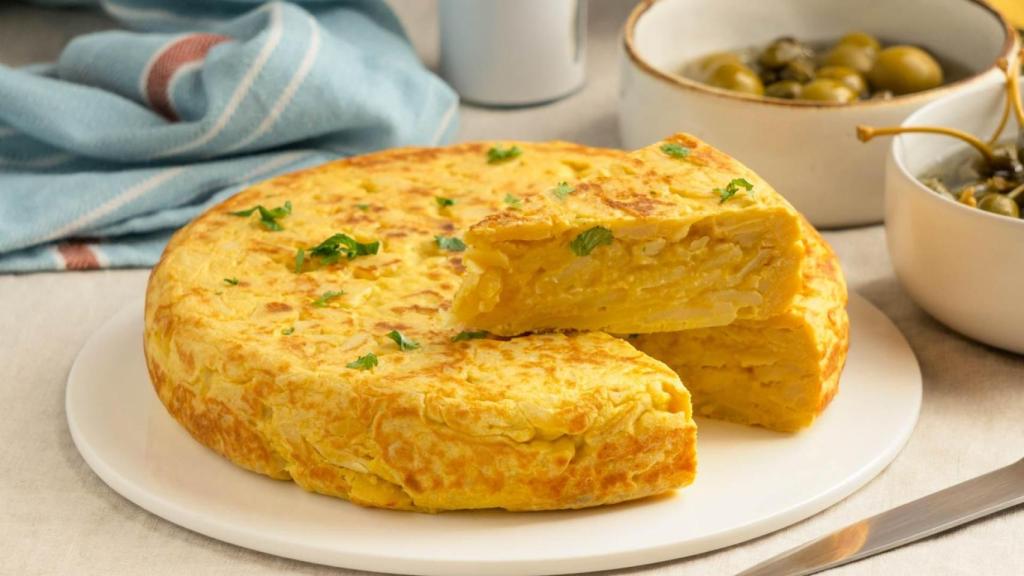 Imagen de archivo de una tortilla de patatas.