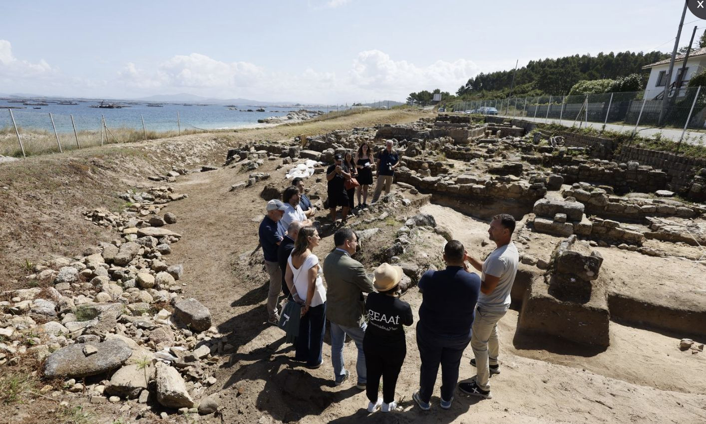 Nuevos hallazgos en los primeros días de trabajo en el yacimiento de Adro Vello. Foto: Xunta de Galicia