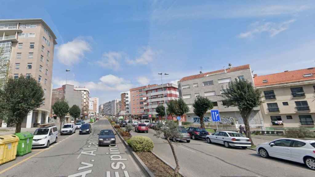 Avenida Alcalde Gregorio Espino, en Vigo.