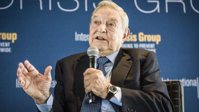 Foto de archivo del magnate y filántropo George Soros.