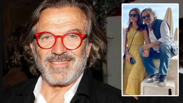 Pepe Navarro en un montaje de EL ESPAÑOL junto a su hoy expareja, Beatriz.