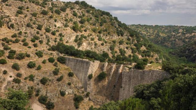 Imagen aérea de la Presa del Gasco