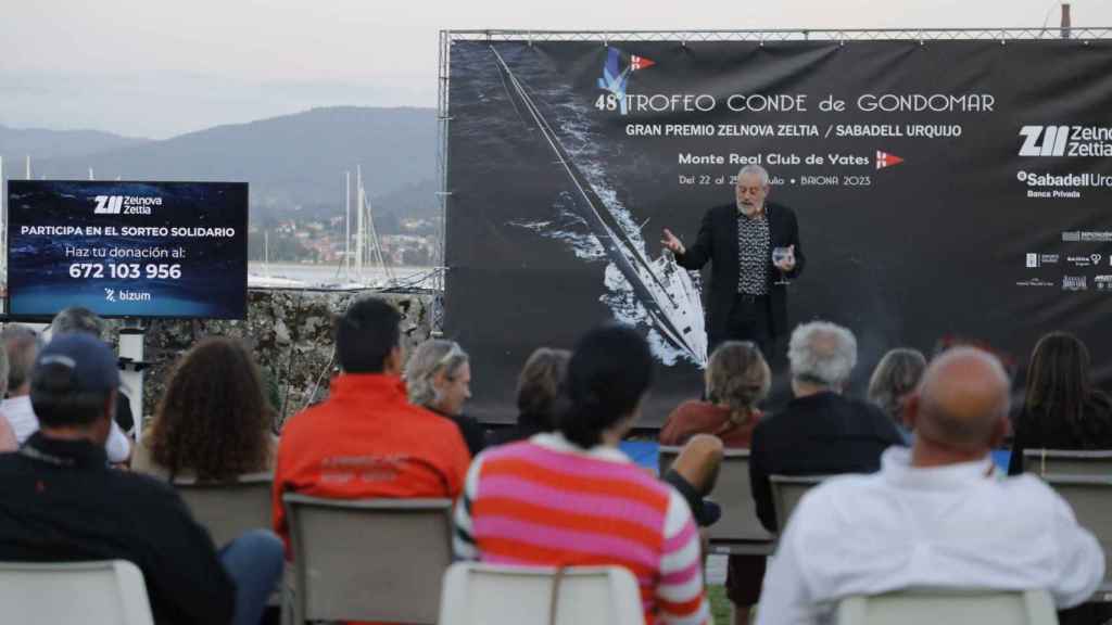 Carlos Blanco en un momento de la gala.