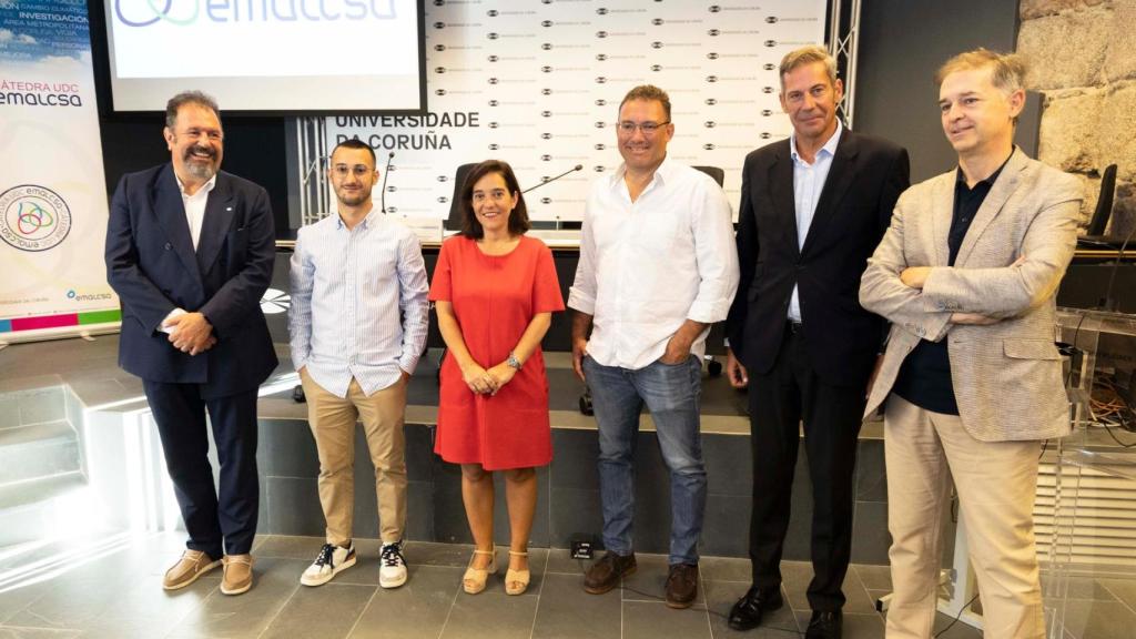 Entrega de los premios Cátedra Emalcsa-UDC.