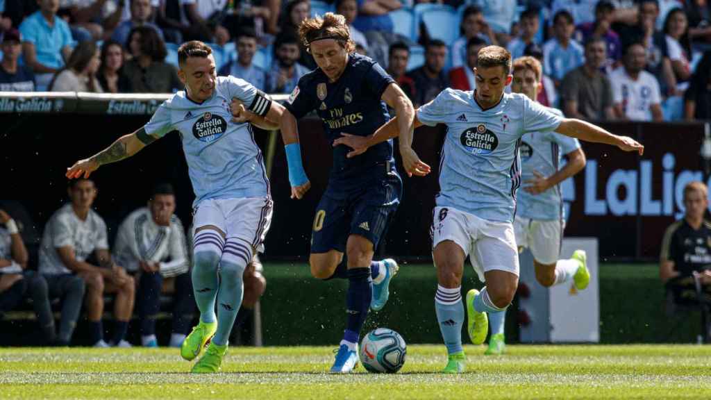 Foto de archivo de un partido del Celta contra el Real Madrid en Balaídos en agosto del 2019.