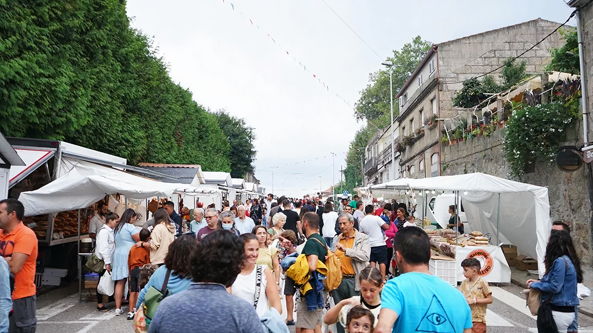 Romería de San Roque en Vigo.
