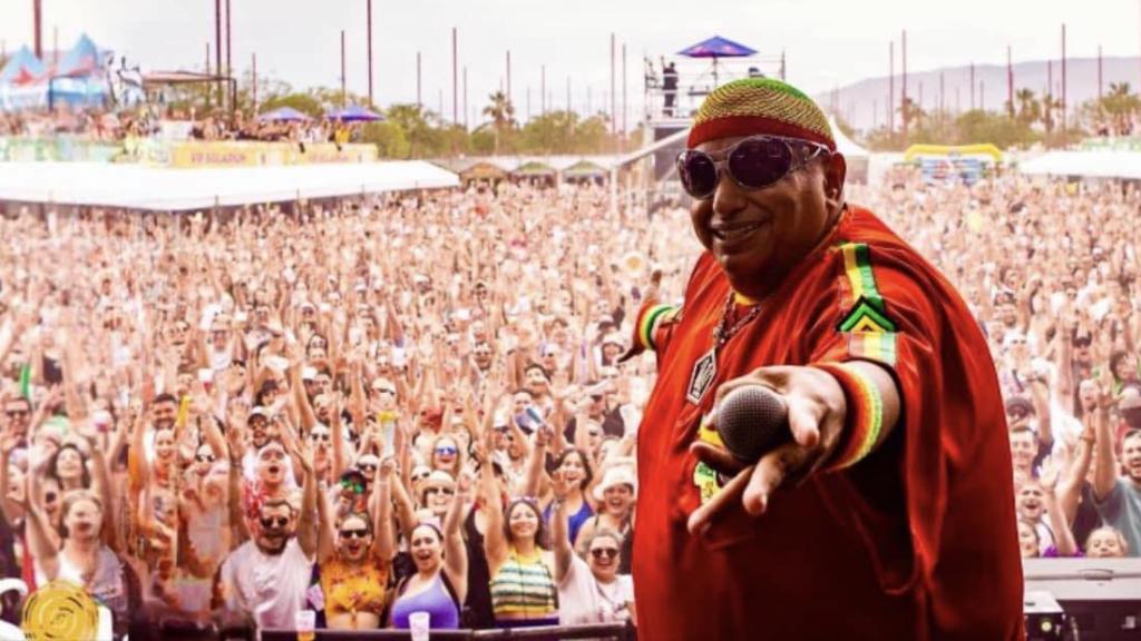 King África en un concierto en Almería